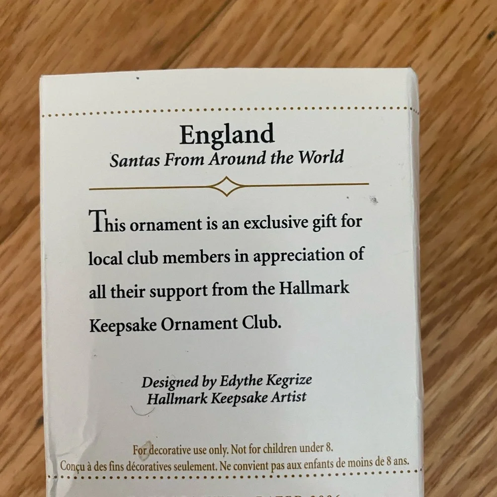 Santa from around the world England